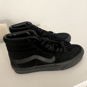 Black high top vans
